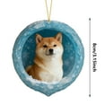 thumbnail image 3 of Christmas Animals Print Acrylic Hanging Christmas Gifts For Family Colleagues Christmas Tree Decoration, 3 of 9
