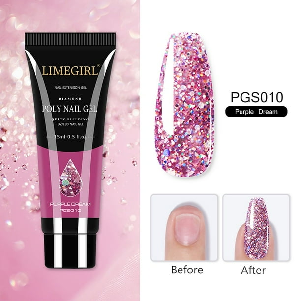 15ML Diseño De Uñas Polygel Rápido Constructor Gel Acrílico Arte Manicura Color Extensión Gao Jinjia unisex