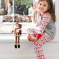 thumbnail image 2 of toys under $10! Christmas Holiday Decor Plush Shelf Sitter Sitting Snowman Santa Claus Gift Cute Home Decoration Craft, 2 of 7