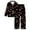 Black-3, variant on KKBOTIVE Women Festive Bow Pajamas Set -Women's Valentine's Day Heart Shaped Printed Long Sleeved Pajama Set ( Black-7 Size: S )