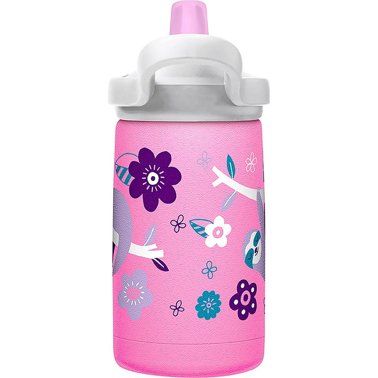 Fimibuke Kids Insulated Water Bottle - 18oz BPA-FREE 18/8 Stainless Steel  Kid Cup with Straw Travel Tumbler Double Wall Vacuum Leak Proof Toddler