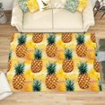 thumbnail image 1 of 3x5 Rug, Pineapple Door Mat Washable Non Slip Soft for Entryway, Tropical Fruit Rug, Kids Summer Fruits Carpet, Pineapple Home Decor & Gifts, 1 of 7