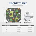 thumbnail image 3 of Qekee Cartoon Dinosaurs.Cute Dinosaurs Foldable Car Sun Shade - 2-Pack, Car Windshield Sunshades, Foldable - Small, 3 of 7