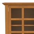 thumbnail image 6 of Simpli Home Acadian 62 inch Wide Solid Wood Transitional Wide Storage Cabinet in Light Golden Brown, 6 of 12