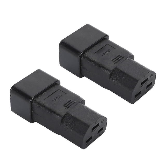 2pcs IEC320 C20 to IEC320 C21 Power Adapter Professional Plug and Play C20 to C21 Power Plug Adapter for UPS Power PDU Server