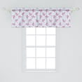 thumbnail image 2 of Ambesonne Cat Lover Window Valance, Romantic Pink Kittens, 54" X 18", Pale Grey Pink, 2 of 3
