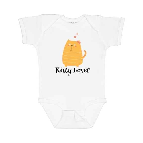 Inktastic Kitty Lover Orange Tabby Cat Girls Baby Bodysuit
