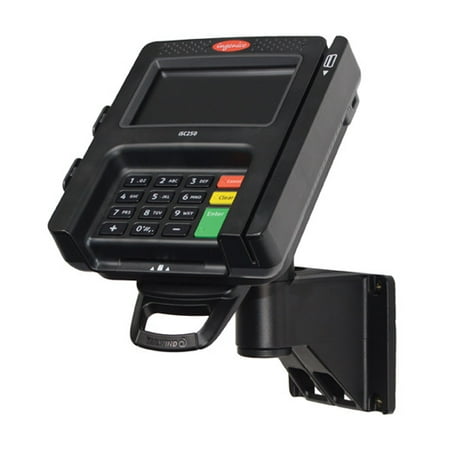 Stand for Ingenico iSC250 Credit Card Terminal - Wall-Mount with Latch & Lock - Tilts 140 degree and swivels 180 (Best Credit Card Terminal For Small Business)