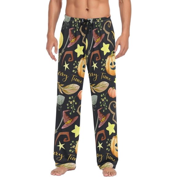 GZHJMY Happy Halloween Pajama Pants, Mens Lounge Pants Super Soft Men Pajama Bottoms, Christmas New Year Birthday Father's Day Gifts, XX-Large