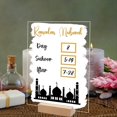 thumbnail image 4 of 3 Piezas DecoracióN de Mesa de RamadáN Eid Mubarak AcríLico Luna Estrella Castillo DecoracióN de Mesa para RamadáN Fiesta IsláMica DecoracióN del Hogar,B, 4 of 10