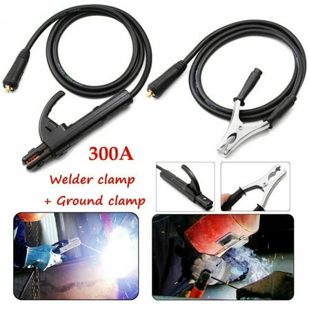 300A Ground Earth Clamp Stick Welder Holder Set For ARC MMA IGBT Welding Machine