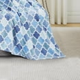 thumbnail image 3 of Quatrefoil Printed Flannel Throw 50 x 60, 3 of 3