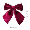 thumbnail image 2 of 2026 Christmas Indoor Home Decor Christmas Bows Suitable For Christmas Tree Wreath Arrangement Gift Box Decoration Bow Ornaments, 2 of 5