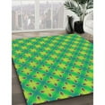 thumbnail image 3 of Ahgly Company Machine Washable Indoor Rectangle Transitional Emerald Green Area Rugs, 4' x 6', 3 of 7