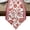 Red, variant on Orange Floral Table Runner Linen Burlap Table Runner 72 Inches Long Vintage Flowers Botanical Farmhouse Greek Key Dresser Scarves for Kitchen Island Coffee Dining Room Party Holiday Decor 18"x72"