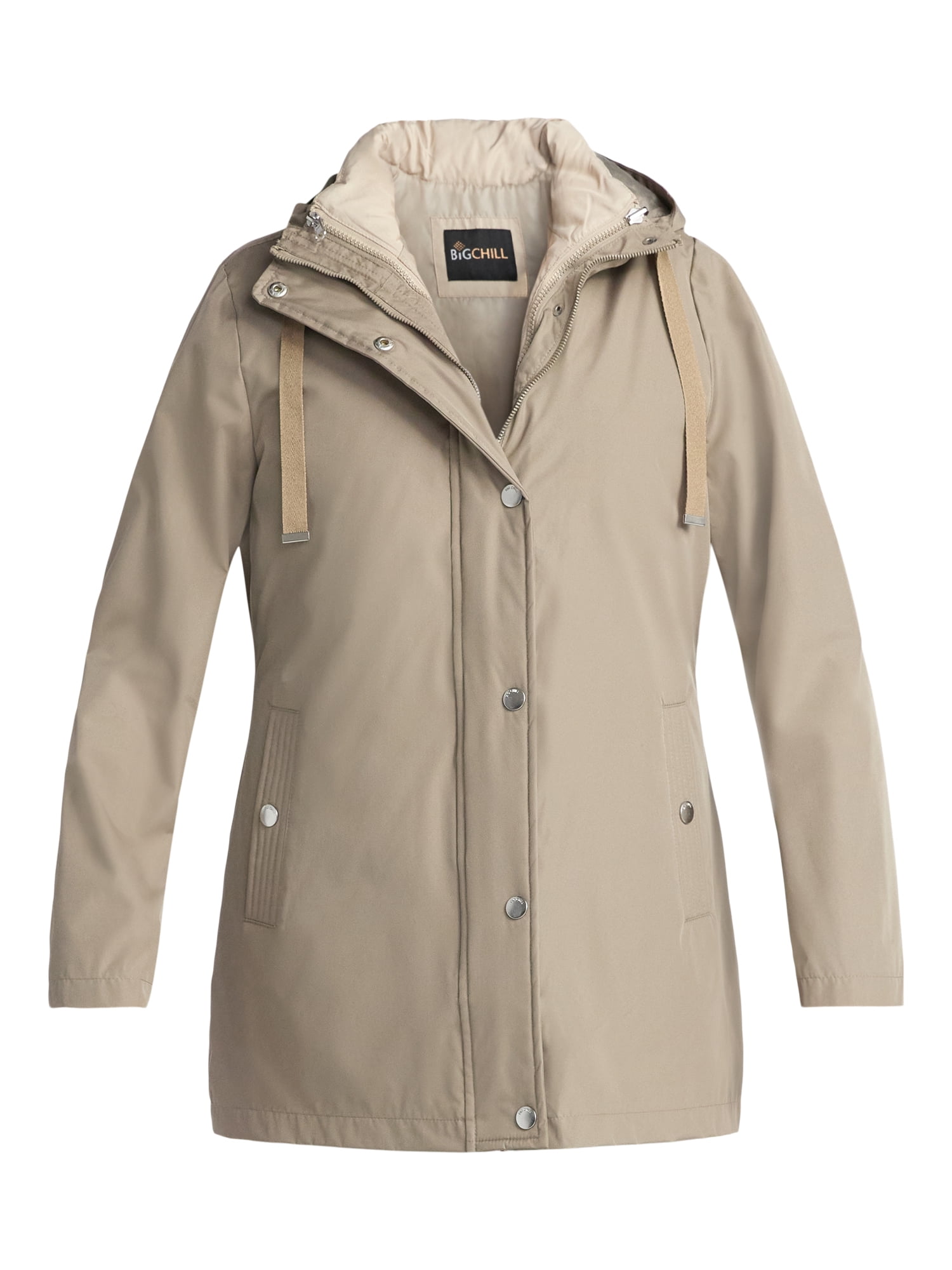 Big Chill Women's and Women's Plus 3 in 1 Systems Jacket with Hood, Sizes S-3X