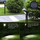 thumbnail image 5 of Luz solar al aire libre con sensor de movimiento impermeable Ip65, luces exteriores con energía solar Luz de seguridad regulable inalámbrica Proyector solar LED para jardín P, 5 of 5