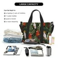 thumbnail image 4 of Travel Duffle Bag Edgy Cute Parrot Plant Travel Tote Bags Carry on Luggage Waterproof Weekender Bags with Top Handle Adjustable Shoulde Strap for Travel Gym, 4 of 5