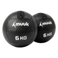 thumbnail image 1 of Kit 2 Balones Medicinales de 6 kg Negro Muuk Fitness, 1 of 7