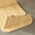 thumbnail image 4 of Practical Office Desk Footrest for Home Use Light Brown Synthetic Material 14.2x8.7x5.9 Inches, 4 of 9