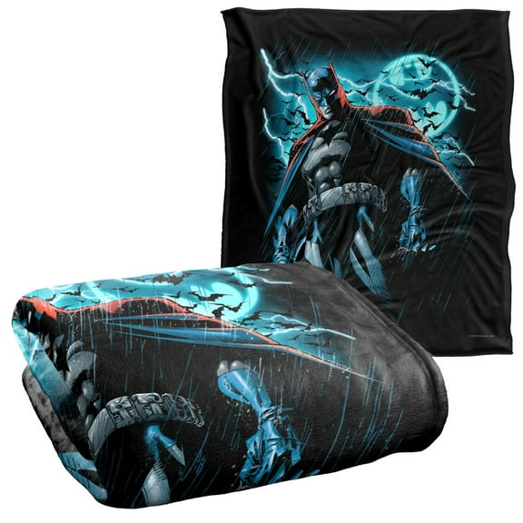 Batman Stormy Knight Officially Licensed Silky Touch Super Soft Throw Blanket 50' x 60'