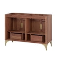 thumbnail image 5 of Modway Daylight 48" Solid Mango Wood Bathroom Vanity Cabinet - Walnut, 5 of 7
