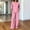 Pink plus size pajama set for women a1, variant on sdhkgrrt Women's Plus Size 2 Piece Pajama Outfit Striped V Neck 3/4 Sleeve Blouse Wide Leg Pants Casual Boho Lounge Set Loose Matching Travel Daily Tracksuits, Sky Blue 2XL