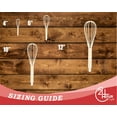 thumbnail image 3 of Unfinished Wood Whisk Shape | DIY Craft Cutout | up to 46" DIY 36" / 1/2", 3 of 3