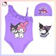 thumbnail image 1 of Cinnamoroll Kuromi Anime Sanrios Girl Swimsuit Kawaii Swimwear Princess Style Quick-Drying Kid Summer Beach Wear Swimming Cloth, 1 of 4