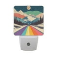 thumbnail image 6 of Yayeee LED Night Light for The Home Plug in With Light Sensors 2 Pack, Colorful Road at Night, 6 of 6