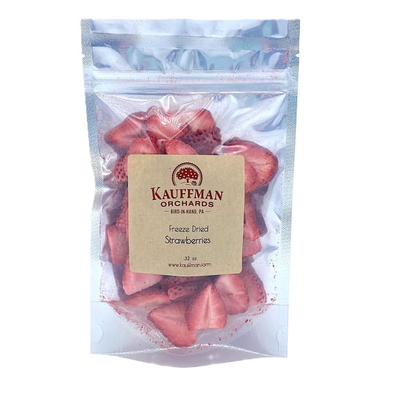 Kauffman Orchards Freeze-Dried Strawberries- .32 Ounce Bag