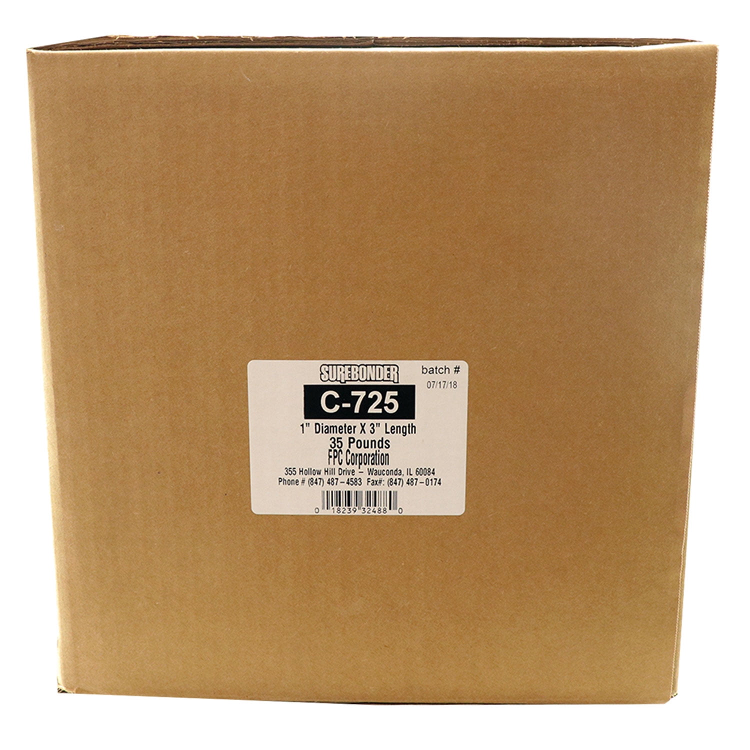 C-725 All Temperature All Purpose Hot Melt Glue Sticks - 1" x 3" - 35 lbs -Clear