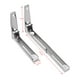 thumbnail image 4 of 2 soportes de pared de acero inoxidable en forma de L para microondas, soporte de pared para horno de microondas, estante elástico resistente plegable para cocina, microondas y horno, carga de 35 kg Ecomeon no, 4 of 6