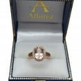 thumbnail image 4 of Diamond and Oval Pink Morganite Ring in 14K Rose Gold (2.43ct), 4 of 6
