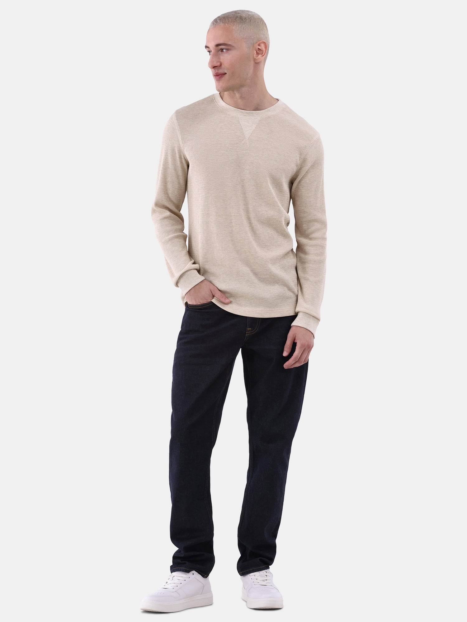 George Men's and Big Men’s Thermal Top with Long Sleeves