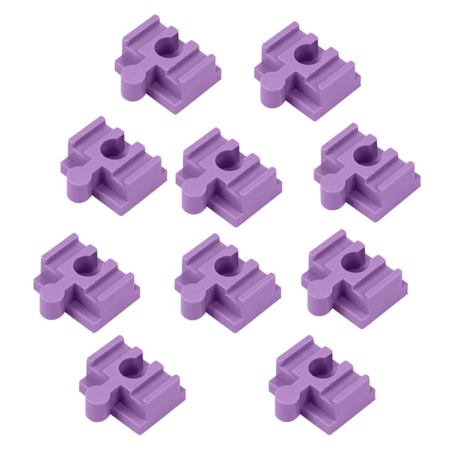 10x accesorios de vías de tren de madera, kits de construcción de juguetes, conectores de vías para Violeta