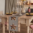 thumbnail image 2 of Table Runners 70 Inches Long Dress Scarves, Farmhouse Farmhouse Coffee/Dining/Kitchen Table Decor, Holiday Table Runner, Vintage Country Texas Star Plaid Wooden Grain 13x70 Inch, 2 of 9