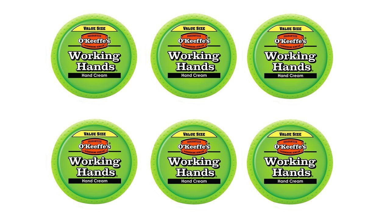 Erge, ernstige Gronden heel O'Keeffe's K0680001-6 Working Hands Hand Cream in Jar (6 Pack), 6.8 oz -  Walmart.com