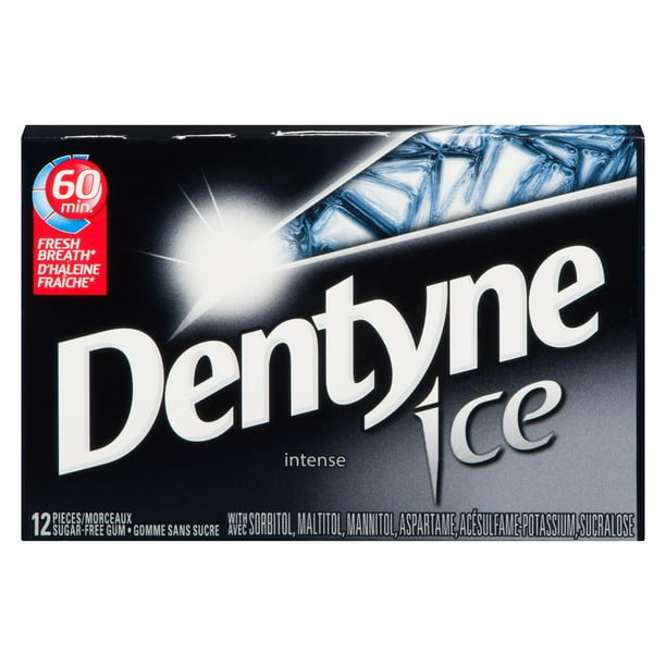Dentyne Ice Intense, Gomme Sans Sucre, 1 Paquet (12 Morceaux Par Paquet) Xbox