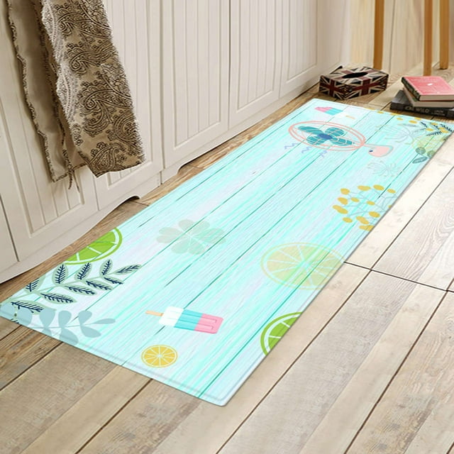 Affordablo Clearance Sale Strip Washable Runner Rug Ultra Soft Non-Slip Vintage Boho Hallway Kitchen Runner Rug Floor Carpet Traditional Area Rug for Entryway, Bedroom, Kitchen, Bathroom 16x48IN