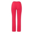thumbnail image 4 of Womens Trousers Woman Pants Casual Red Work Pants for Women Loose Work Pants for Women Wide Leg Womens Pants Summer Pants, 4 of 5