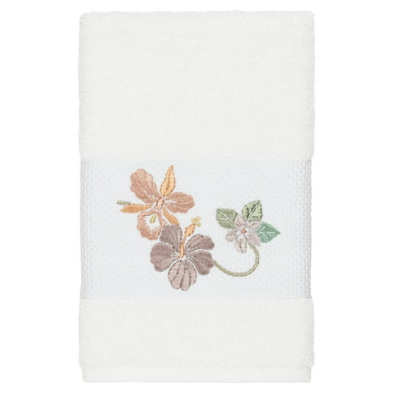 Linum Home Textiles Caroline Embellished Turkish Cotton Hand Towel