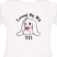 thumbnail image 4 of Inktastic Loved By My TiTi Bunny Rabbit Boys or Girls Long Sleeve Baby Bodysuit, 4 of 5