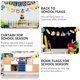 thumbnail image 3 of Cortinas de la temporada de regreso a la escuela 2 PCS Banners Banners Flags Wall Starts Hanging Signs, 3 of 5