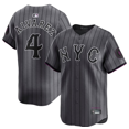 thumbnail image 1 of Camiseta clásica de béisbol gris de Francisco Álvarez de los New York Mets, con número de estrella bordado.-M, 1 of 2