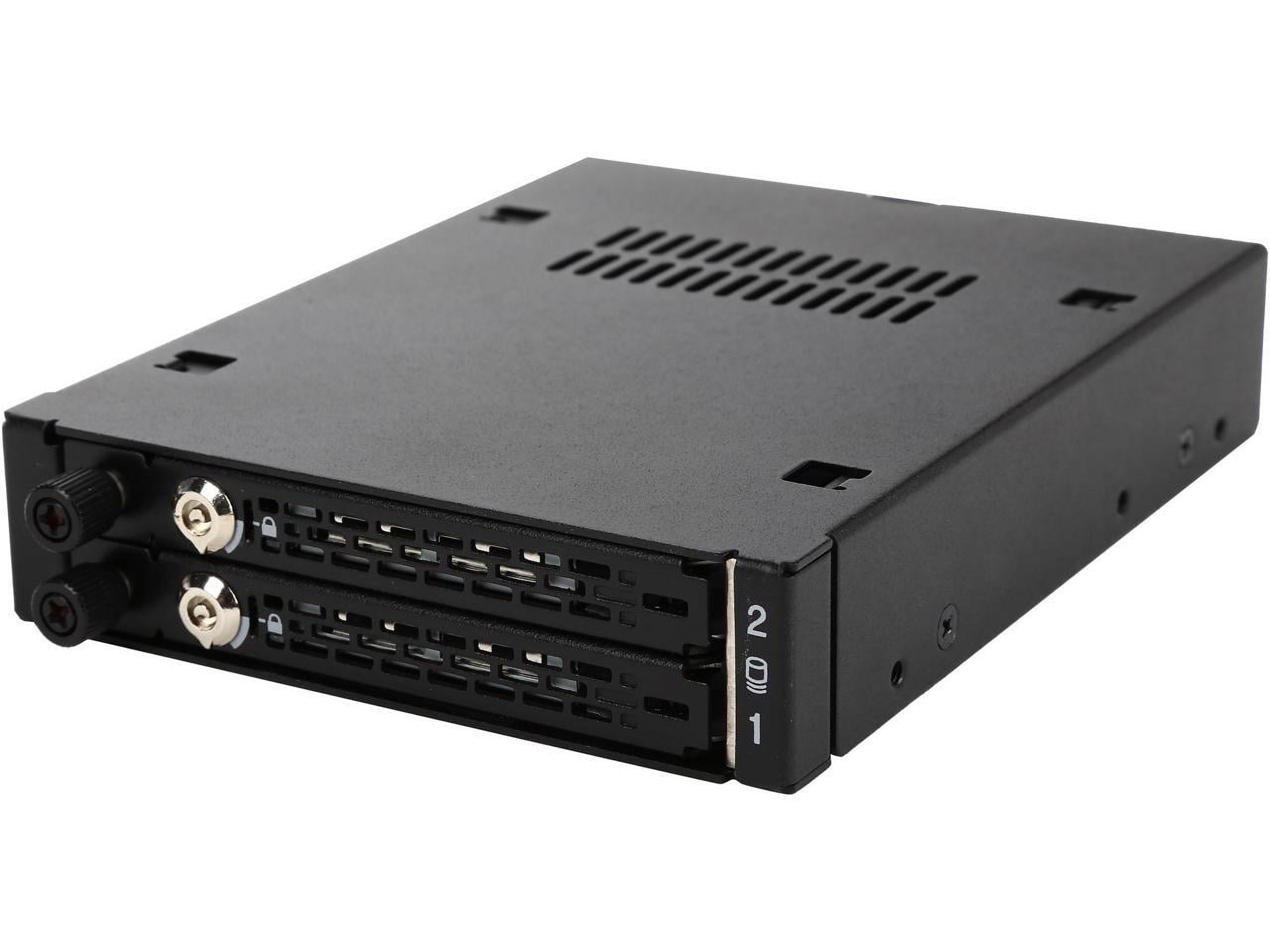 Rack amovible Icy Dock ToughArmor MB411SPO-B SATA/SAS (2.5 pouces vers FDD/ODD) - Accessoires informatique