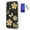 Gold, variant on For Samsung Galaxy A17 5G Case, Purple Butterfly Design Transparent Shock-Resistant Hybrid Case Cover with Tempered Glass