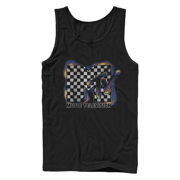 Men's MTV Retro Gradient Logo  Tank Top