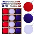 thumbnail image 5 of AZXY 4th of July Decorations,12 Pcs Patriotic Ornaments,Hanging Independence Day Patriotic Decor for Tree,Velvet Christmas Balls for Christmas Tree Decorations.36inch, 5 of 9
