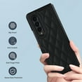 thumbnail image 4 of Nalacover Case for Samsung Galaxy Z Fold 3, Slim Women Premium Luxury Elegent Protective Slim PU Leather Shockproof Anti-Scratch Back Phone Cover For Samsung Z Fold 3, Black, 4 of 9